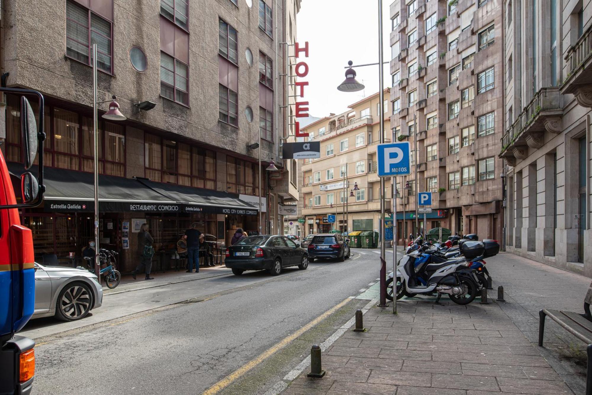 Hotel Alda Centro Pontevedra Kültér fotó